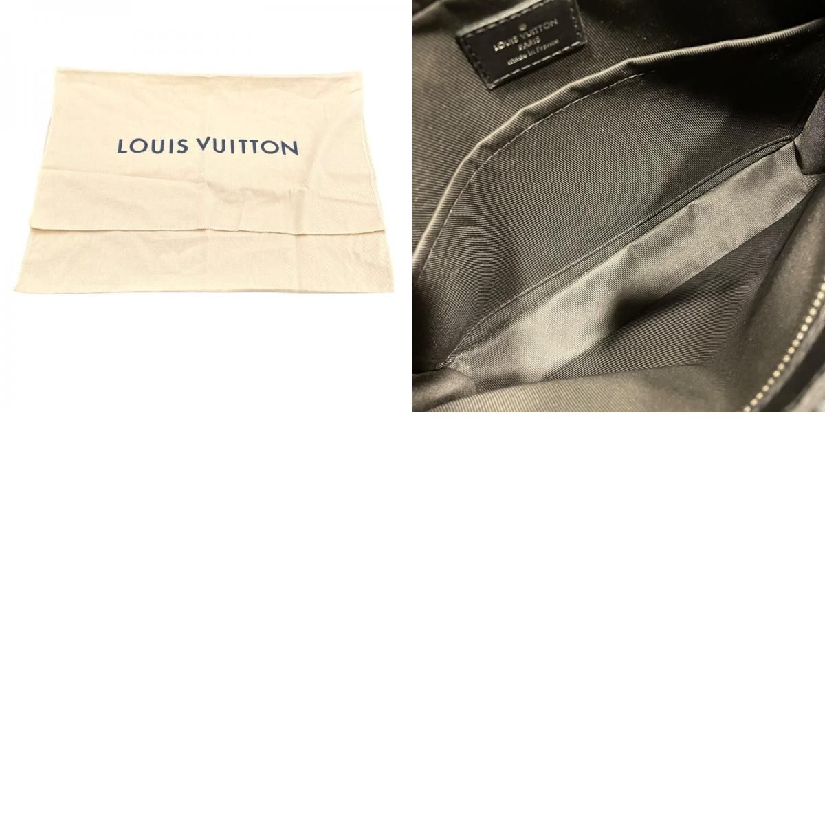 Louis Vuitton Trio Messenger Bag - Black Damier Graphite 3D