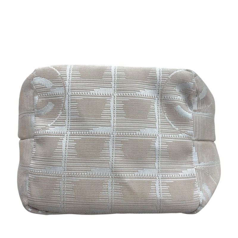 CHANEL Nylon Jacquard New Travel Line Pouch - Exquisite Craftsmanship