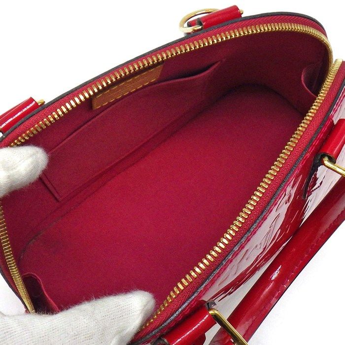 Louis Vuitton Alma BB Handbag in Pommes d'Amour - Exquisite Craftsmanship