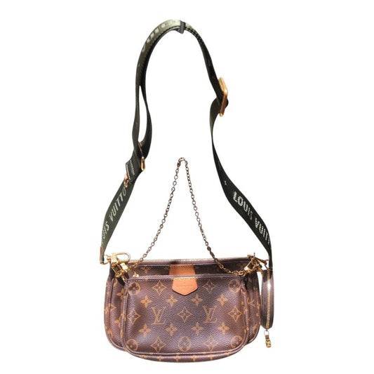 Louis Vuitton Multi-Pochette Accessoires - Monogram Khaki PVC