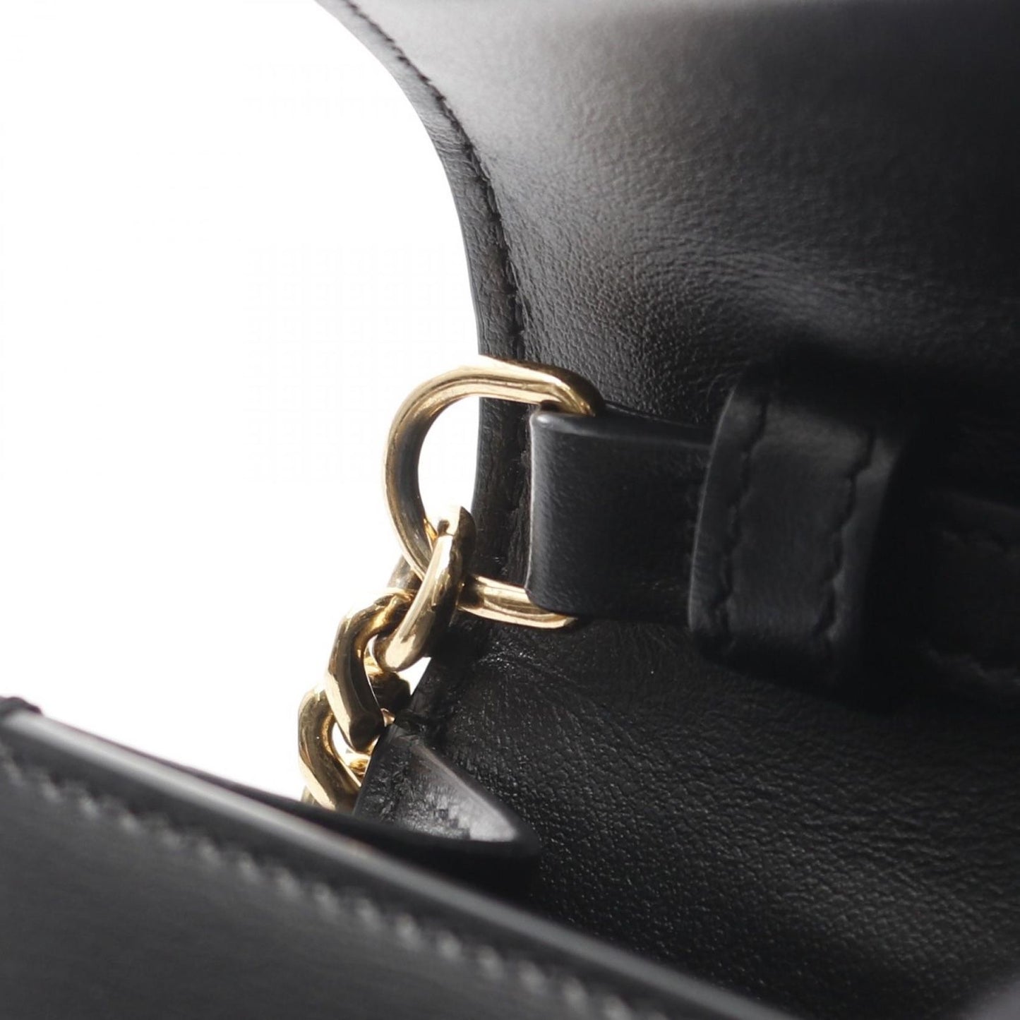 CELINE Margot Triomphe Black Leather Shoulder Bag - Exquisite Craftsmanship