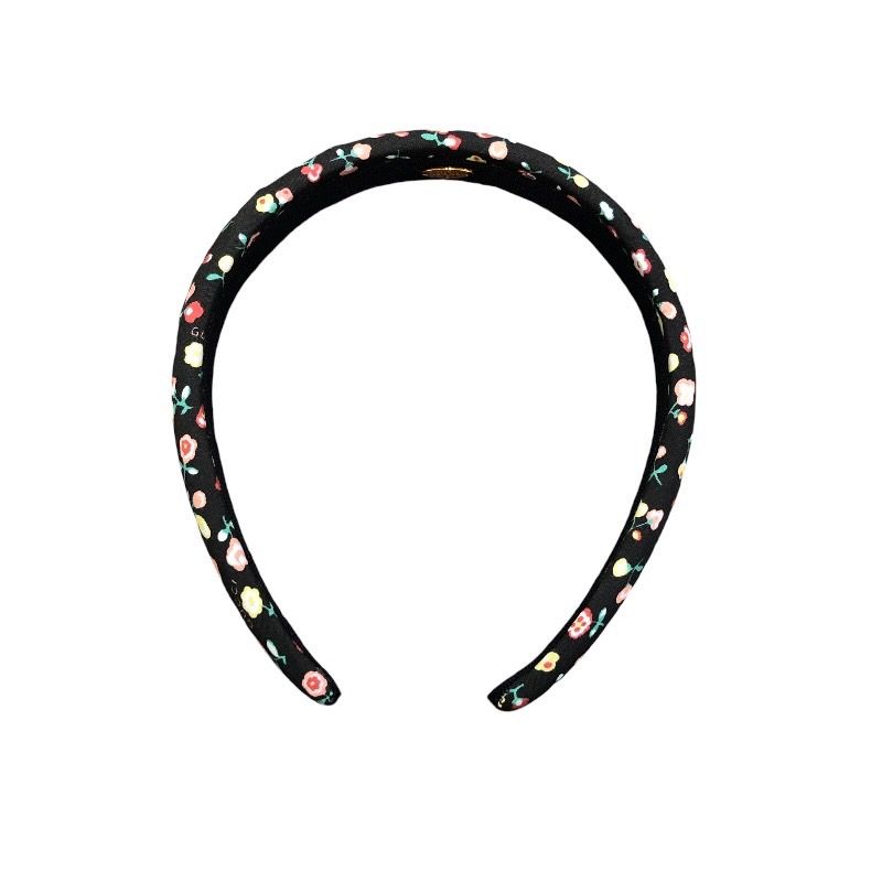 GUCCI Black Cotton Flower Headband - Exclusive LIBERTY Collaboration