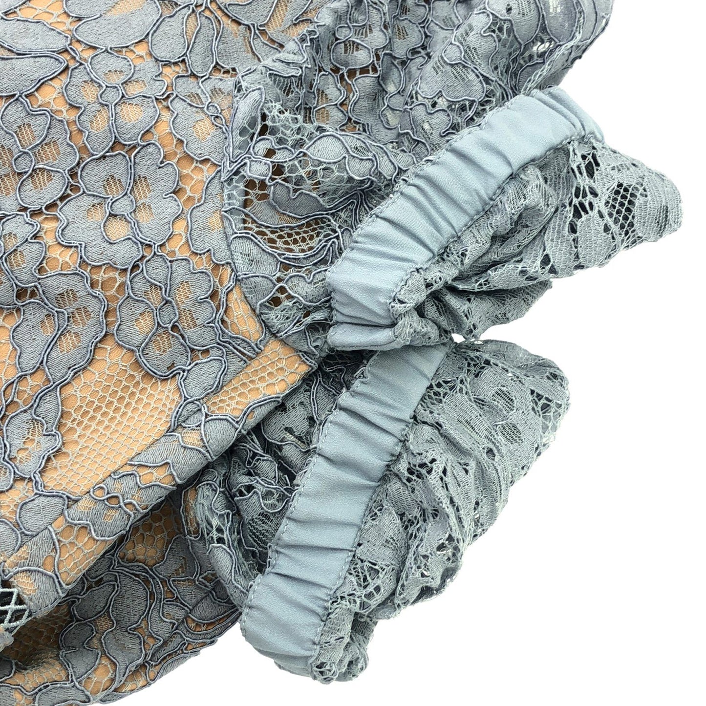 Self-Portrait Light Blue Lace Dress - Exquisite Elegance