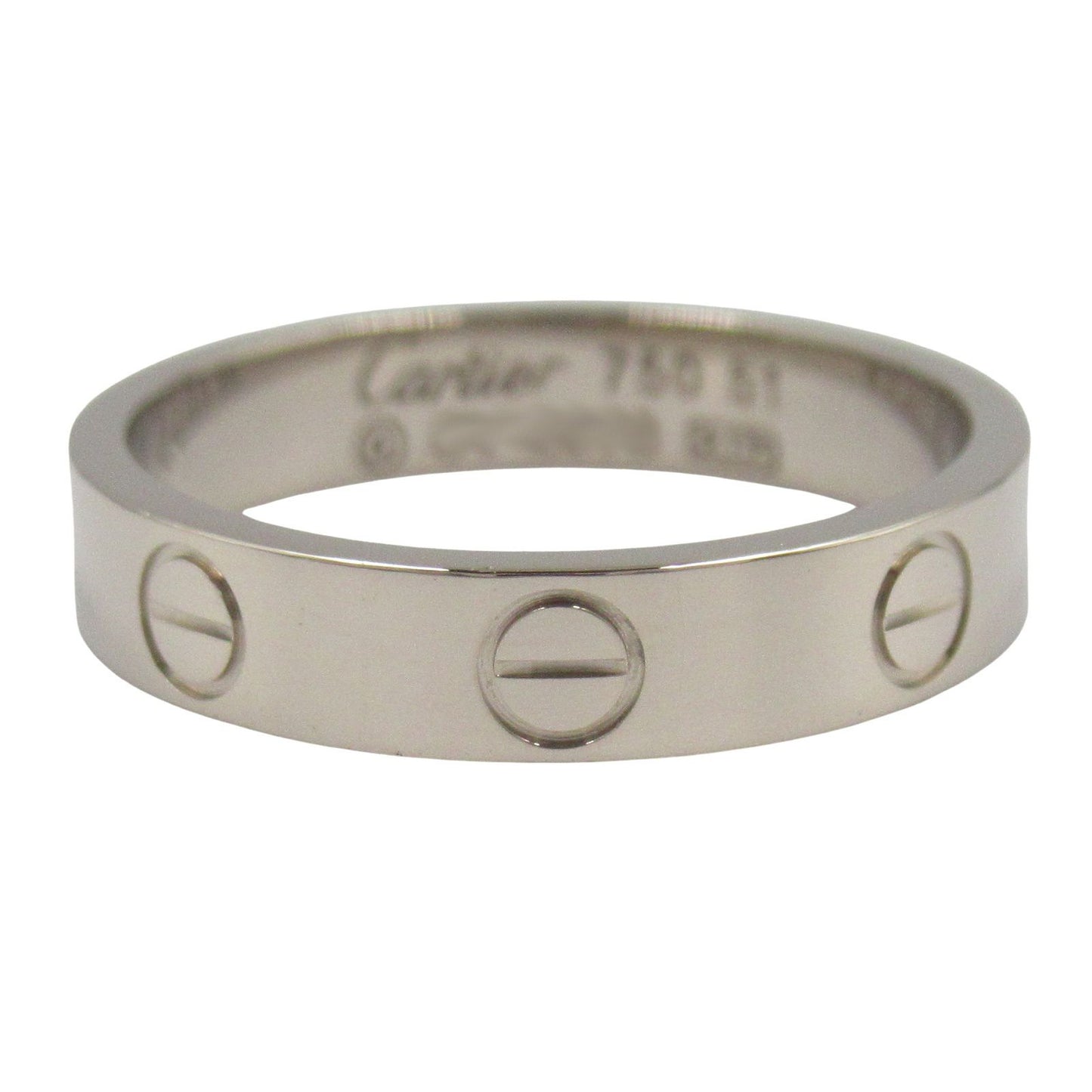 Cartier Love Ring in K18 White Gold - Timeless Elegance