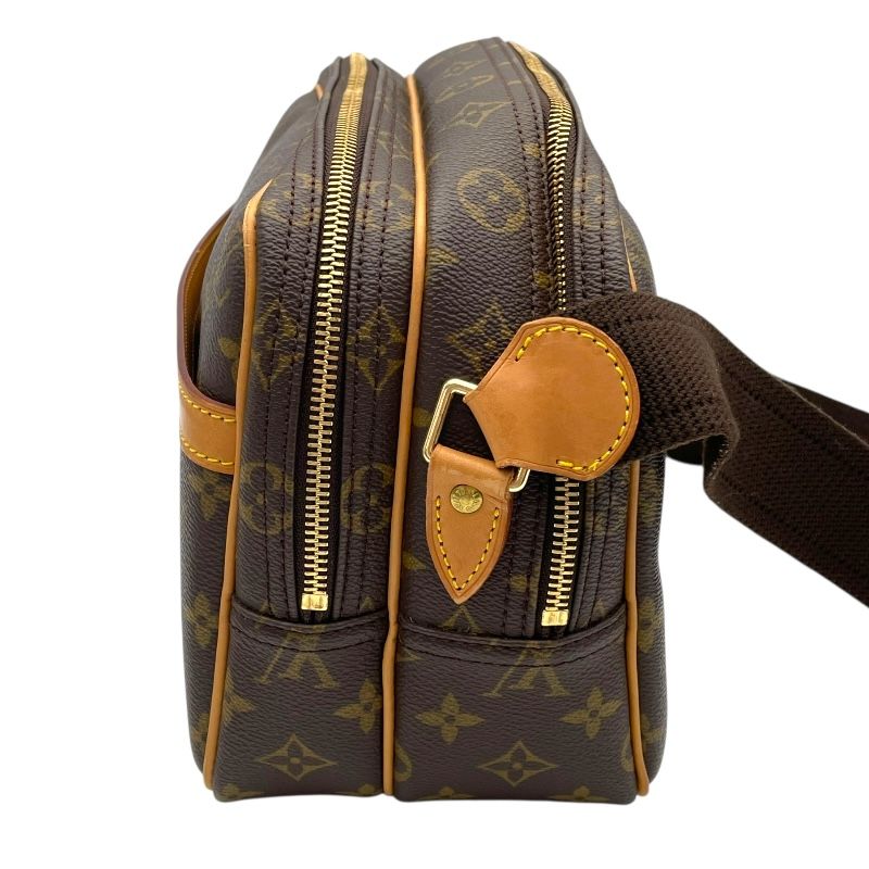 Louis Vuitton Reporter PM Monogram Canvas Shoulder Bag - Brown