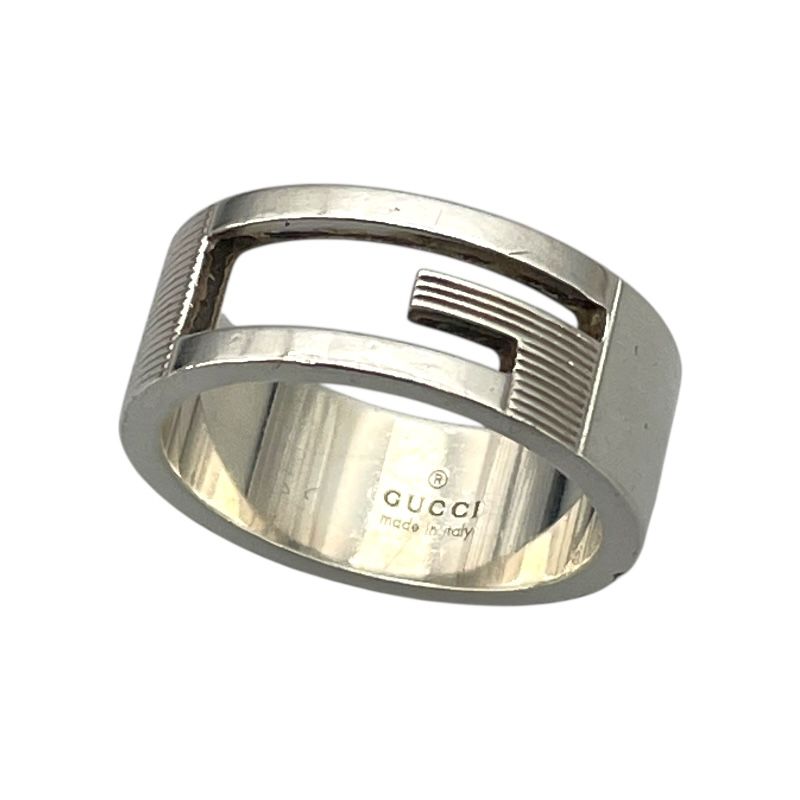 GUCCI Cutout G Ring in Silver - Unisex Luxury Jewelry