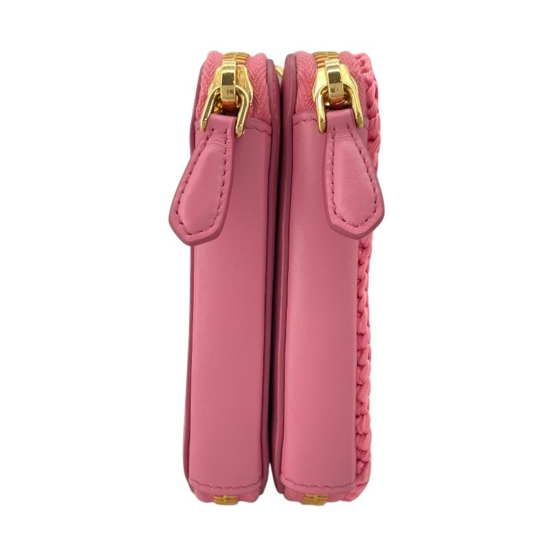 PRADA Triangle Shoulder Bag in Pink with Gold Hardware