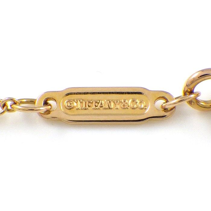 Tiffany & Co. T Smile Small Necklace in K18 Pink Gold