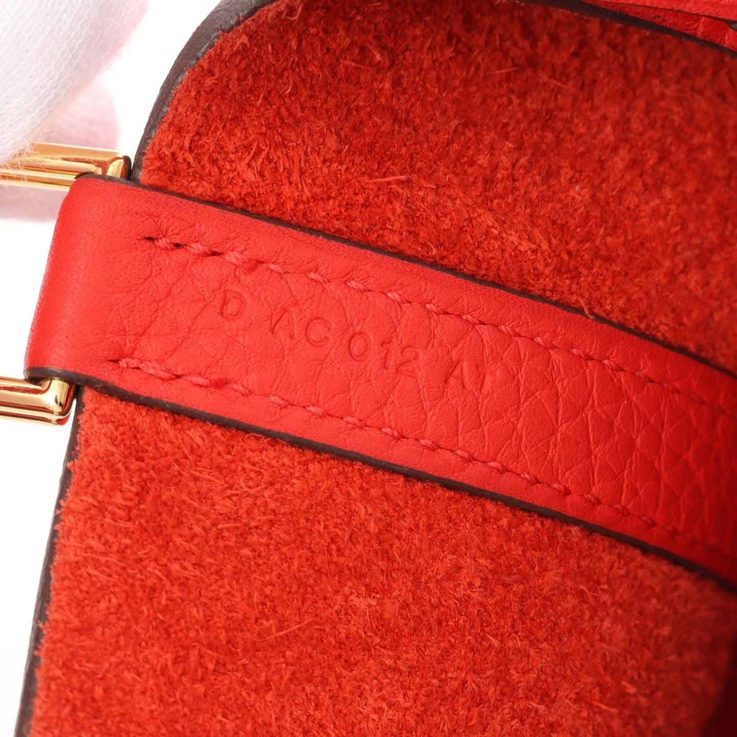 HERMES Picotin Lock MM Handbag in Tomato Red - Exquisite Craftsmanship