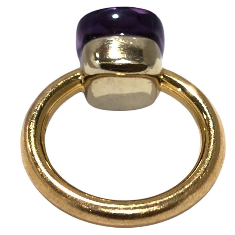Pomellato Nude Classic Ring in 18K Yellow Gold with Amethyst
