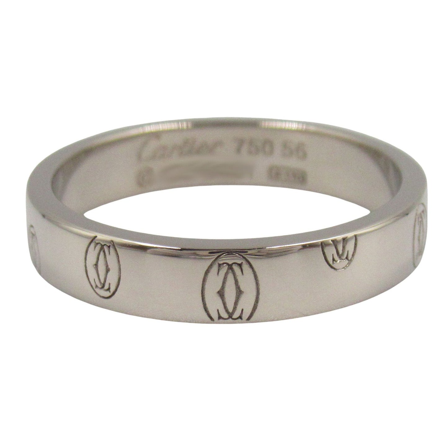 Cartier Happy Birthday Ring in K18 White Gold - Unisex Elegance