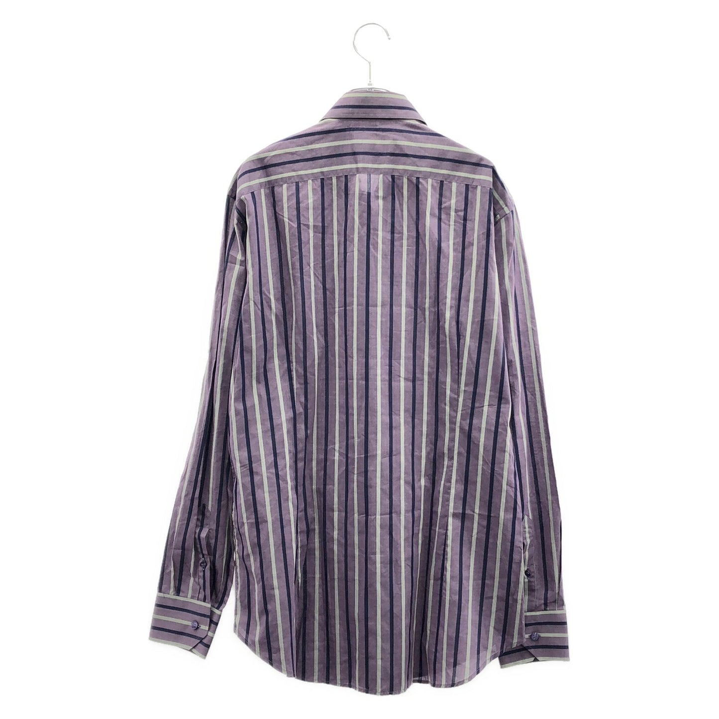 ETRO Purple Cotton Long Sleeve Shirt - Timeless Elegance