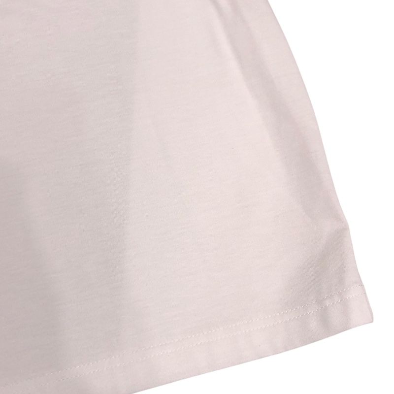 HERMES Mini Leather Patch T-Shirt in White - Men's XL