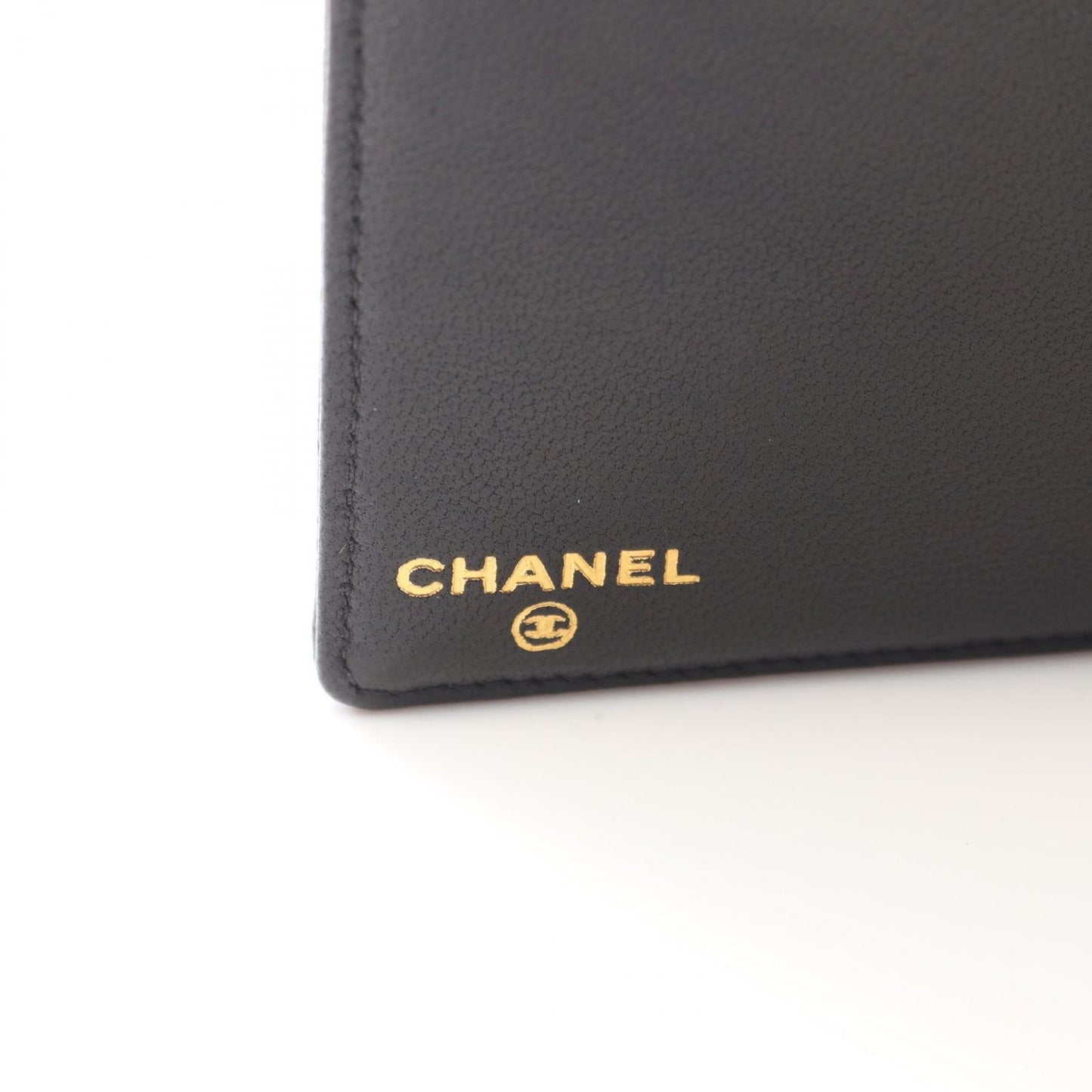 CHANEL Coco Mark Black Leather Wallet - Timeless Elegance