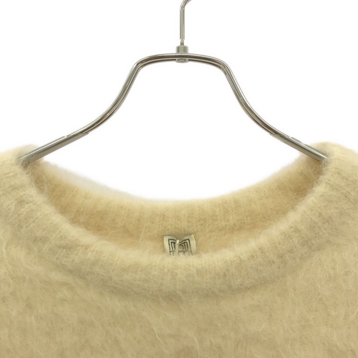 TOTEME Boxy Alpaca Knit Sweater in White - Exclusive Luxury Fashion