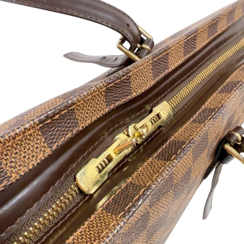 Louis Vuitton Chelsea N51119 Brown Damier Tote Bag with Gold Hardware