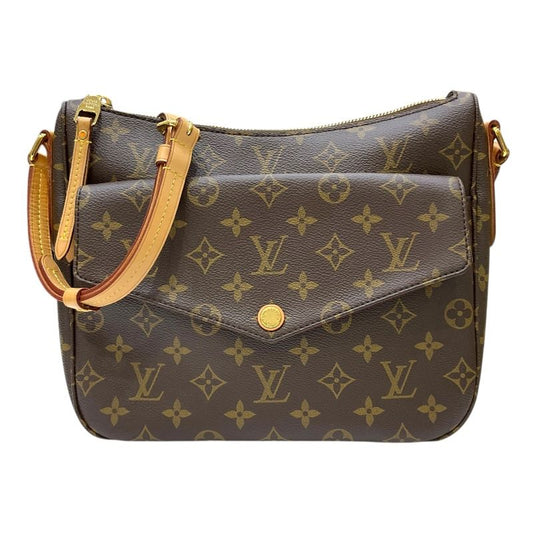 Louis Vuitton Mabillon M41679 Brown Monogram Canvas Shoulder Bag