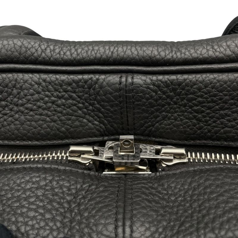 HERMES Victoria 40 Black Togo Leather Business Bag - R Stamp