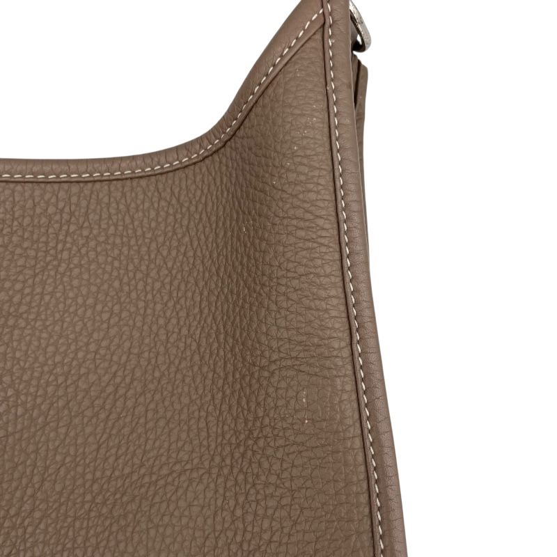 HERMES Evelyne 3GM in Etoupe with Silver Hardware - Timeless Elegance
