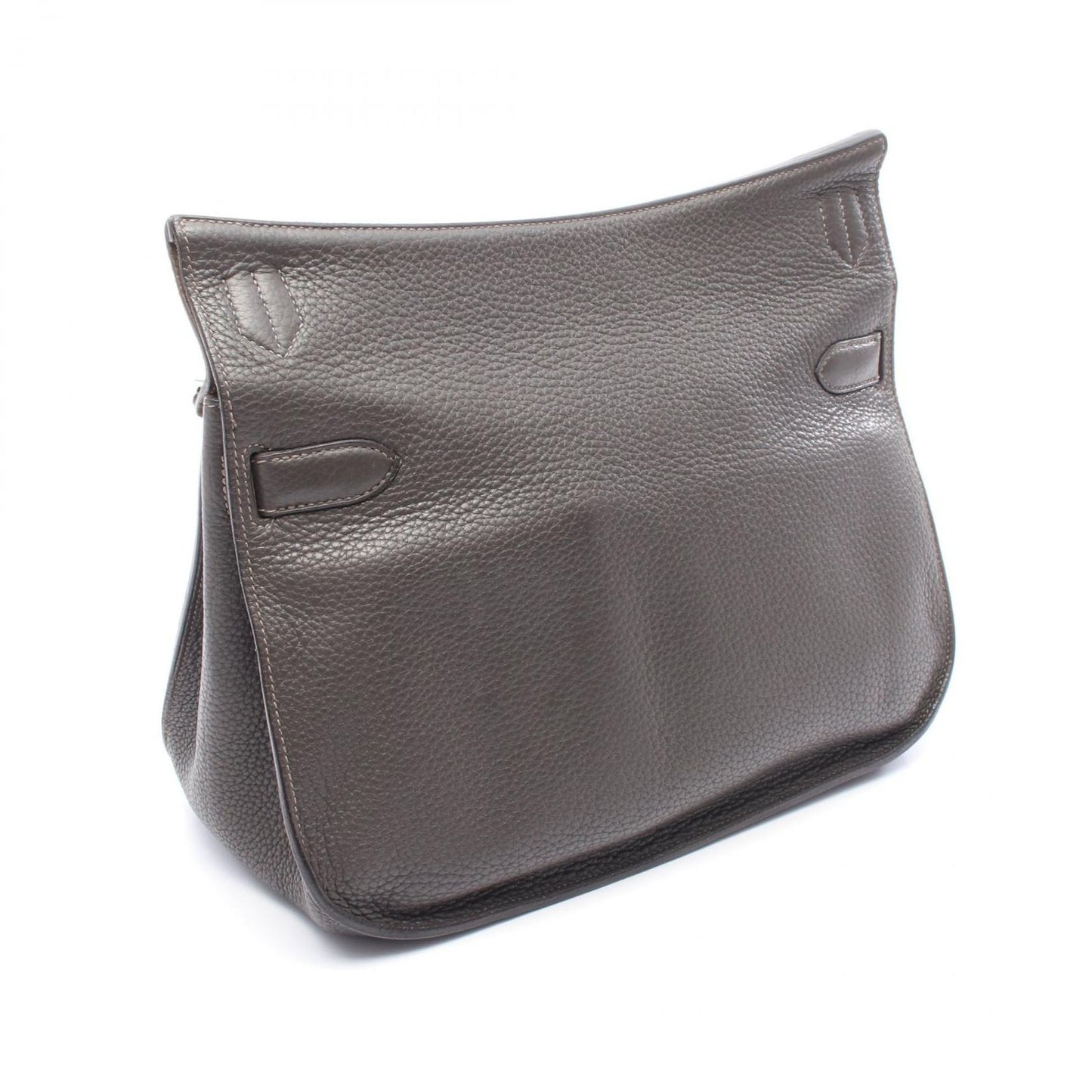 HERMES Gypsière 34 Verso Shoulder Bag in Graphite/Etaupe