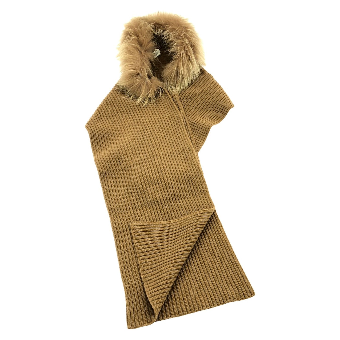 Max Mara Studio Brown Wool Scarf - Exquisite Luxury Accessory