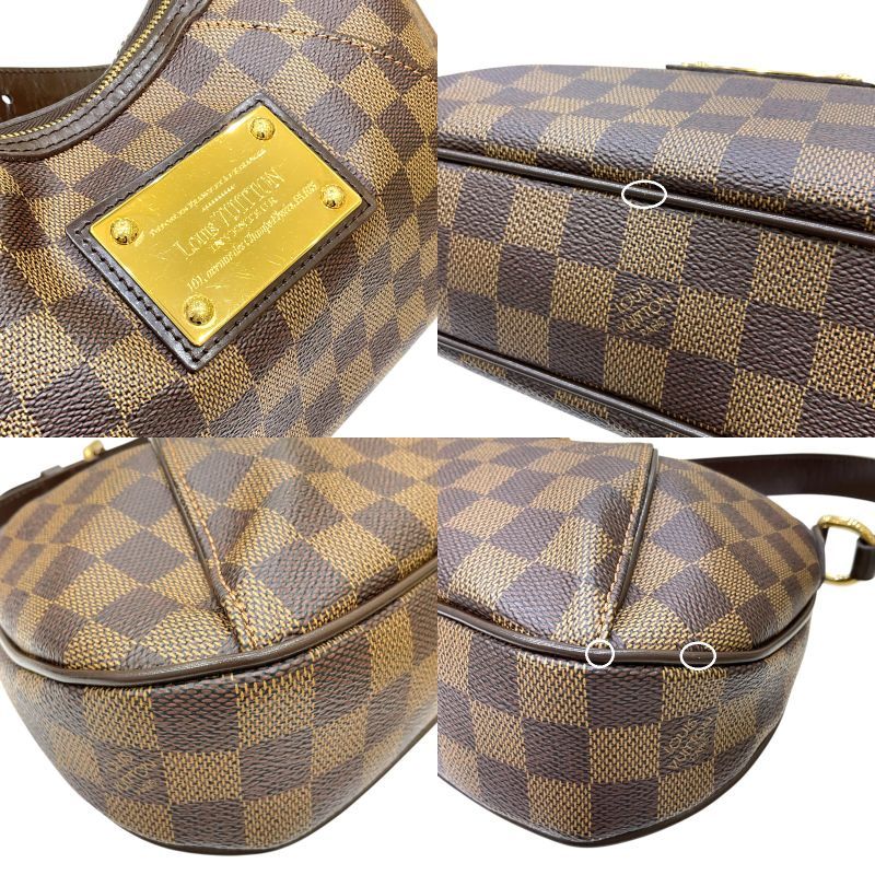 Louis Vuitton Thames PM Shoulder Bag in Damier Ebene Canvas