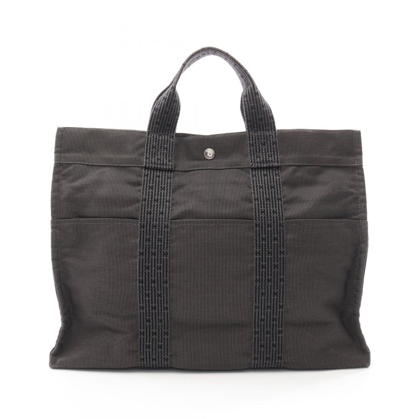 HERMES Émile Line MM Tote Bag in Gray - Timeless Elegance
