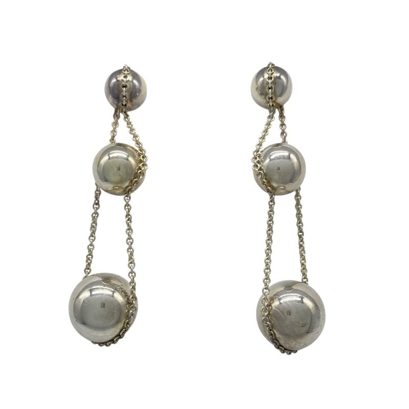 Tiffany & Co. Hardware Ball Triple Drop Earrings in Silver