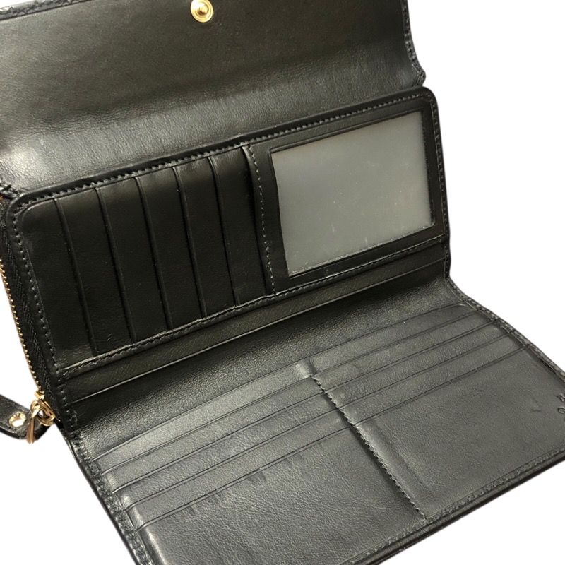 GUCCI Long Wallet 449364 in Black Leather - Men's Luxury Accessory