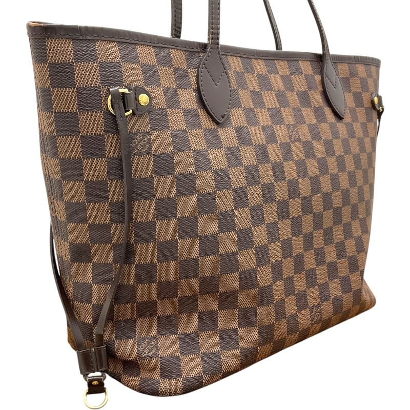 Louis Vuitton Neverfull MM Brown Damier Canvas Tote Bag