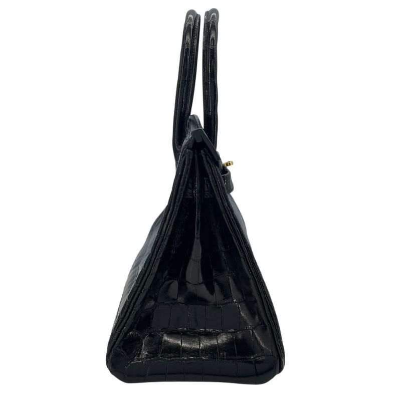 HERMES Birkin 30 Black Niloticus with Gold Hardware - Timeless Elegance