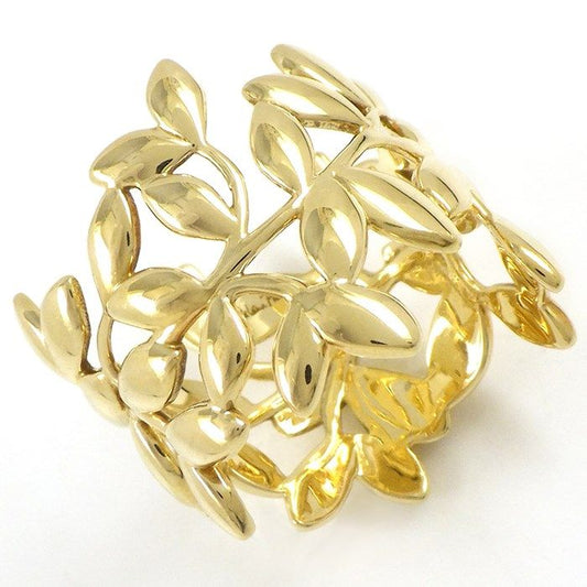 Tiffany & Co. Olive Leaf Band Ring in 18K Yellow Gold - Size 9.5