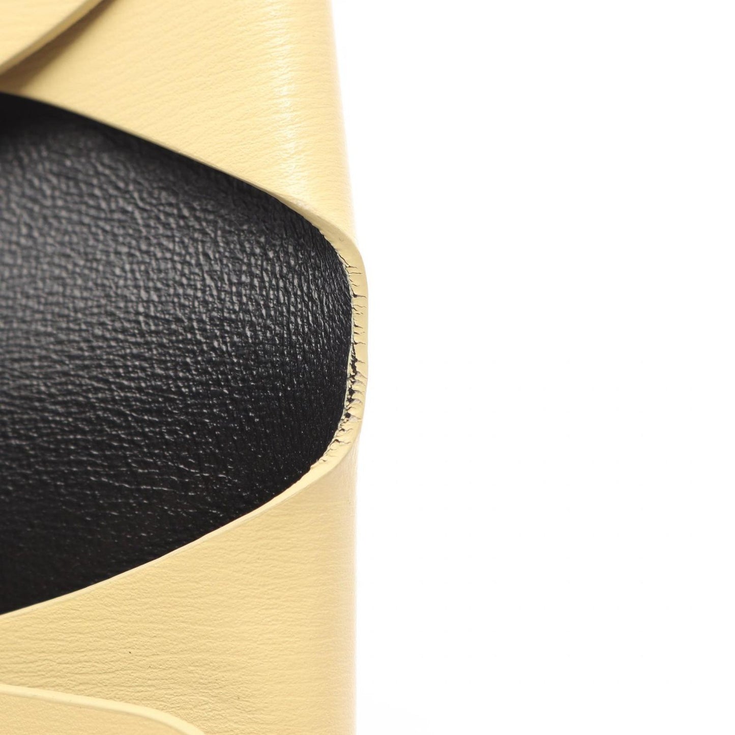 JIL SANDER Yellow Leather Coin Purse - Exquisite Craftsmanship