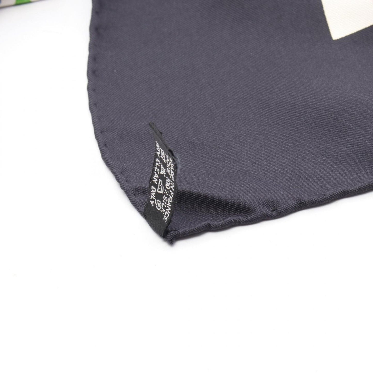 HERMES Silk Scarf Carre 90 DIN TINI YA ZUE - Exquisite Multi-Color Design