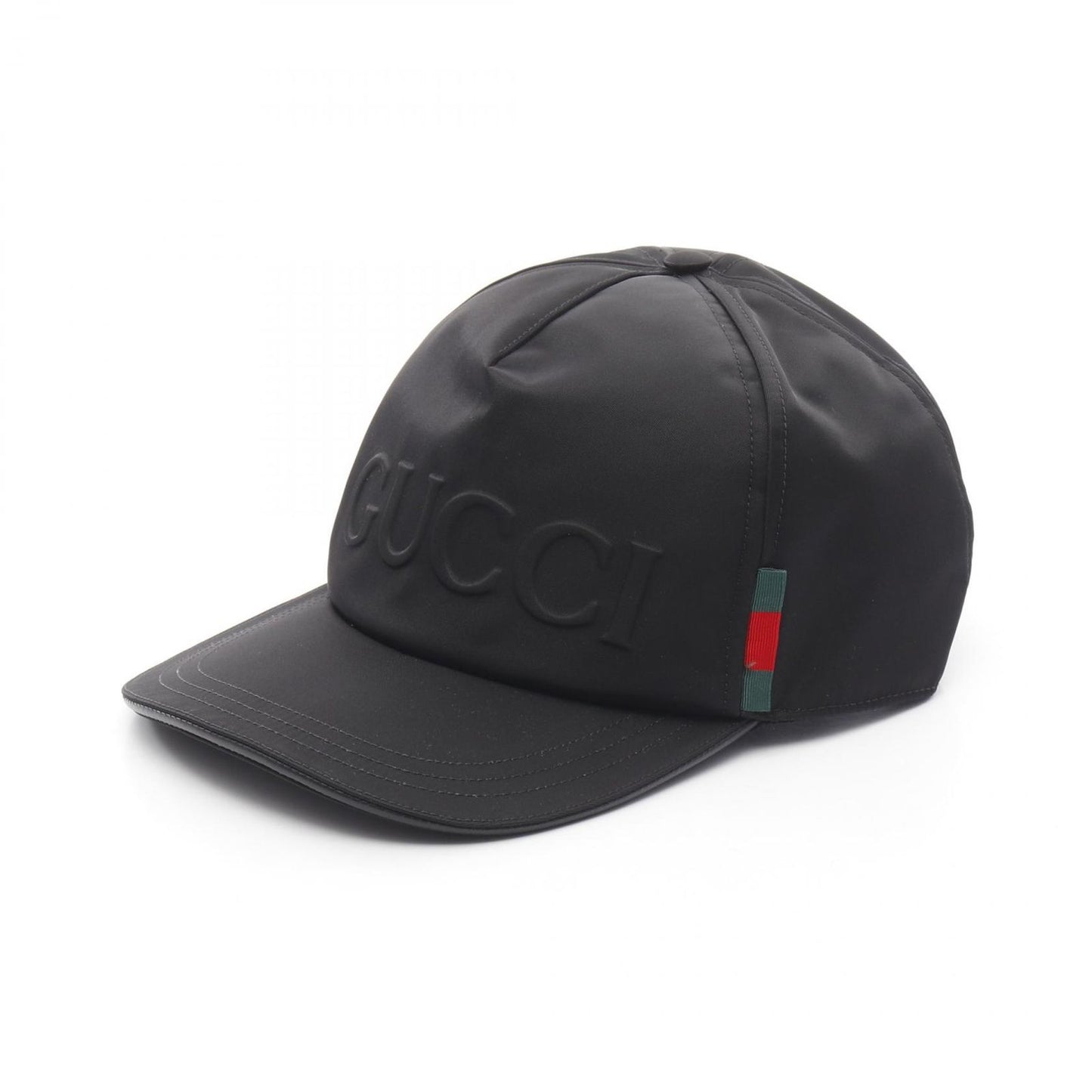 GUCCI Logo Nylon Cap - Black - Exclusive New Arrival