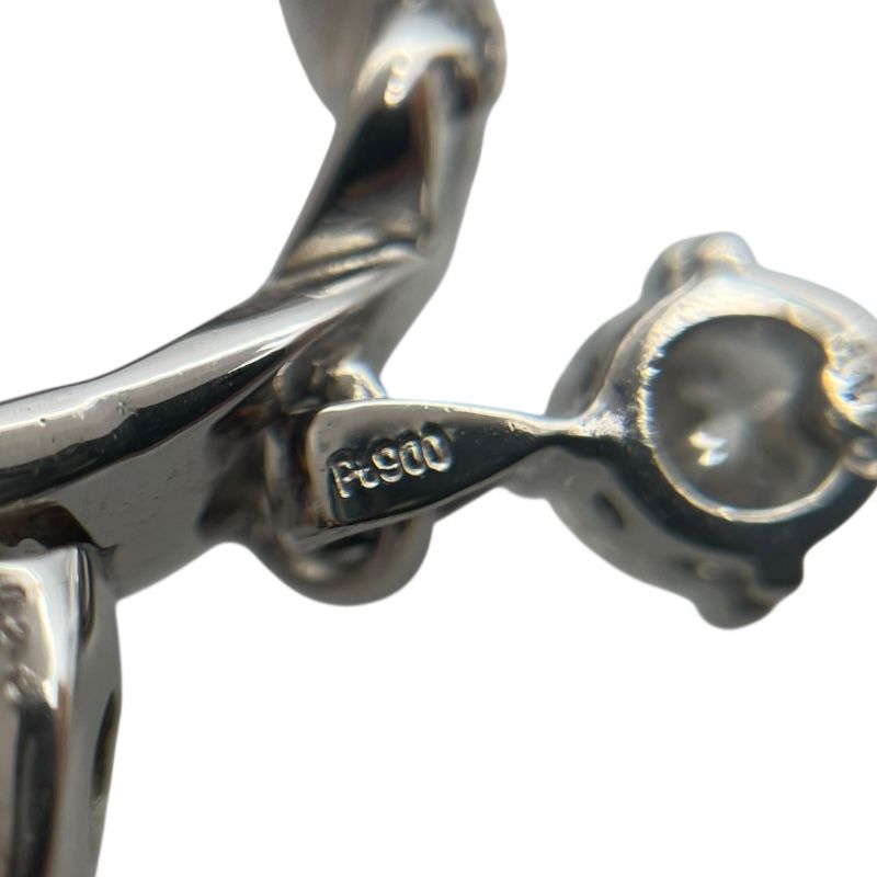 Exquisite K18WG & Pt900 Diamond Earrings - 0.4ct Total Weight