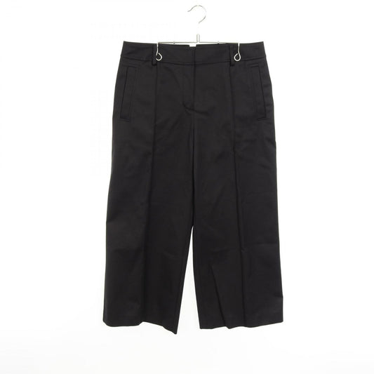HERMES Black Cotton Pants - Unworn Elegance in Size 42