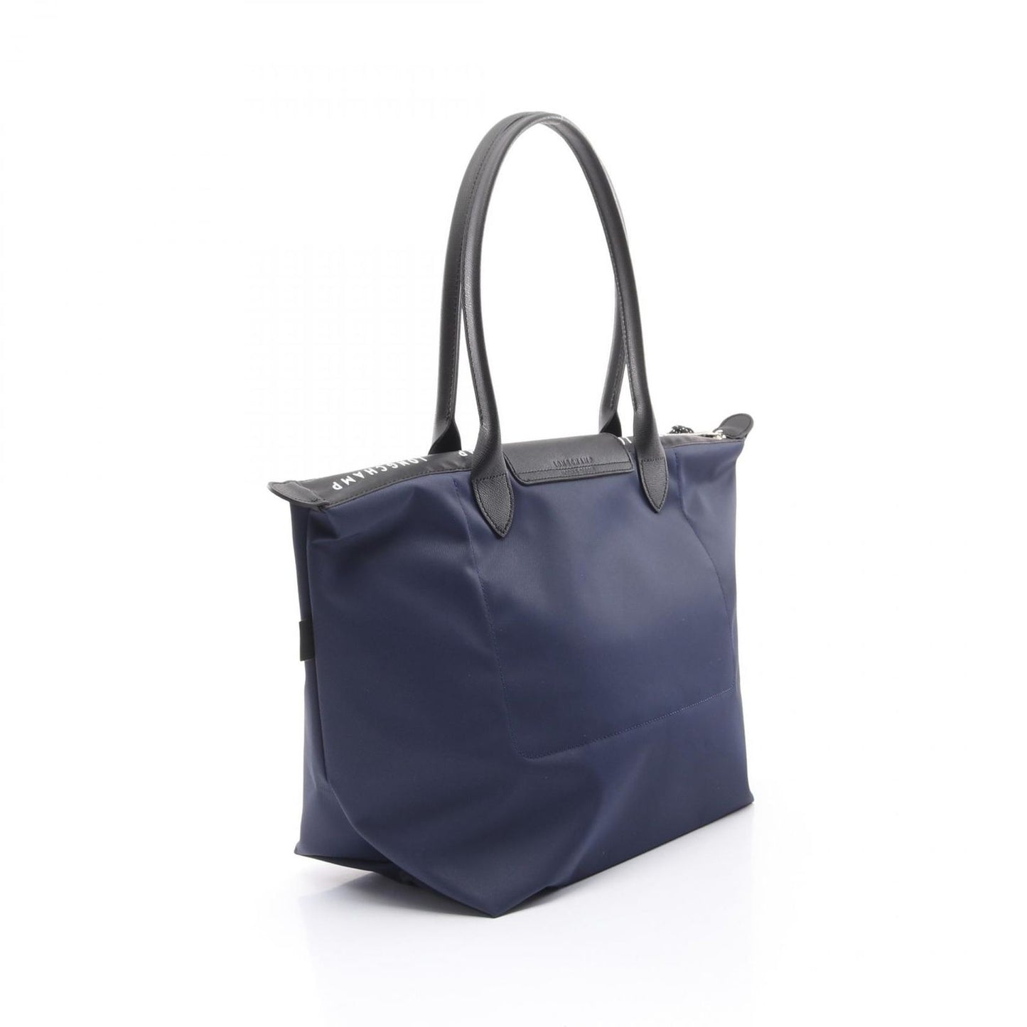Longchamp Le Pliage Energy L Tote Bag - Navy Canvas & Leather