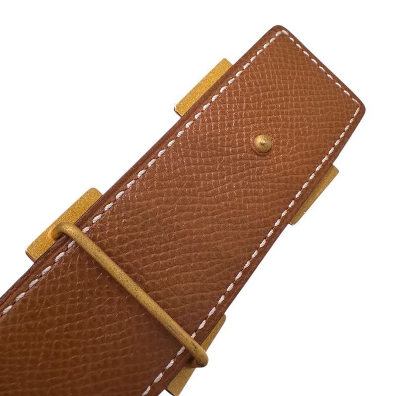 HERMES Constance Belt in Black Box Calf & Epson Leather