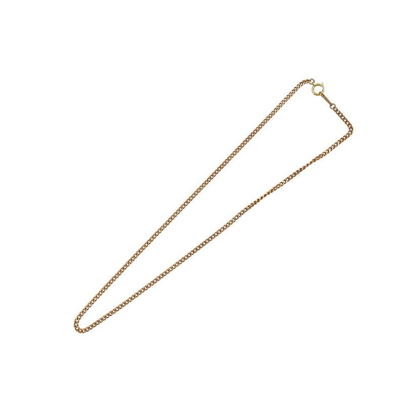 Exquisite 750YG Gold Figaro Necklace - Unisex Luxury Jewelry