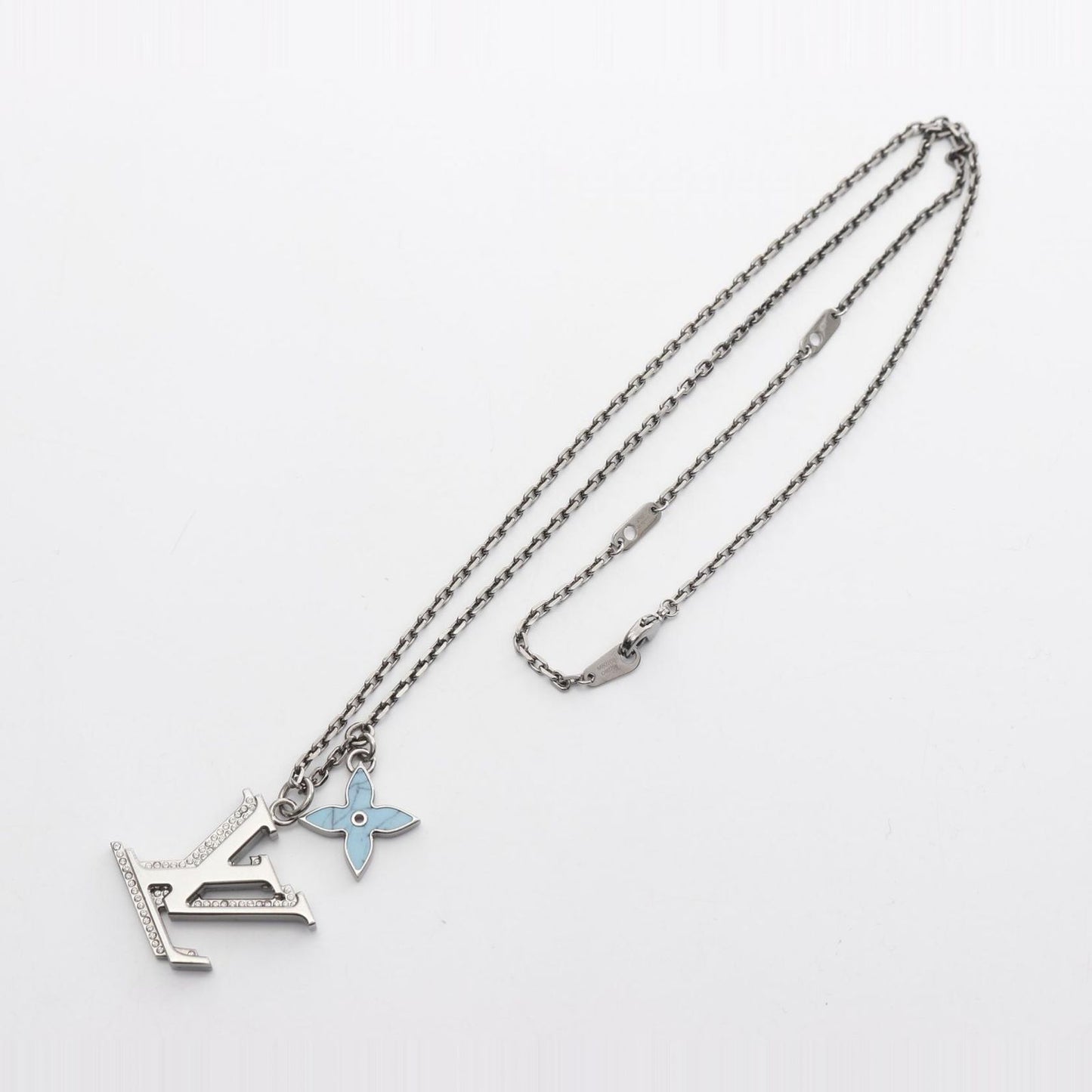Louis Vuitton LV Initial Crystal Strass Necklace - Exquisite Elegance