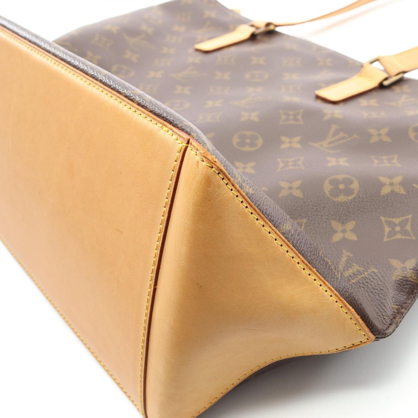 Louis Vuitton Cabas Mezzo Tote Bag - Timeless Elegance in Brown