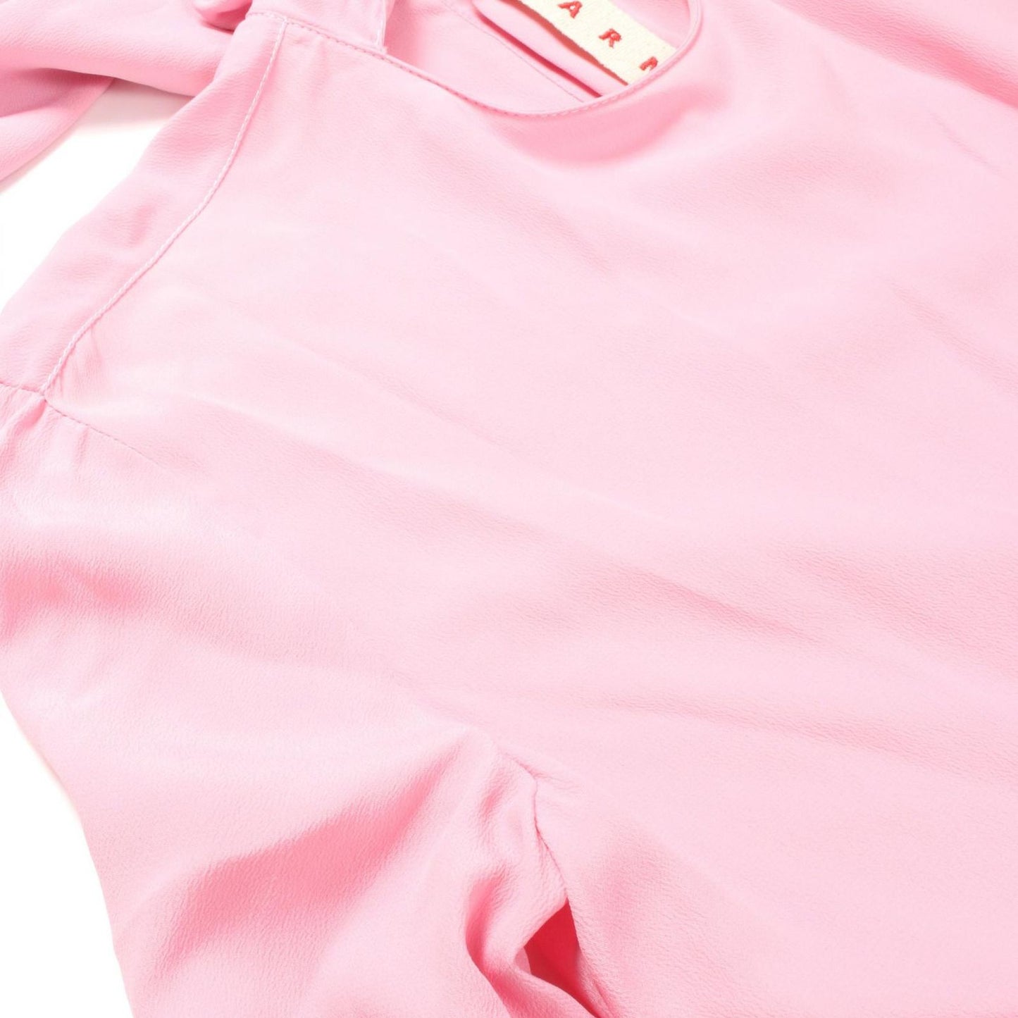 MARNI Silk Wool Dress in Pink & Red - Exquisite Craftsmanship