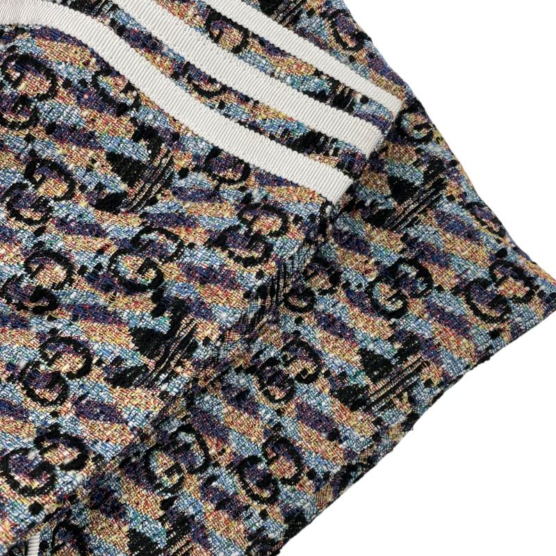 GUCCI x Adidas GG Jacquard Short Jacket - Multicolor, Size EU 42