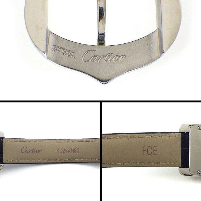 Cartier Tank Américaine SM WSTA0043 - Exquisite Silver Dial & Black Crocodile Strap