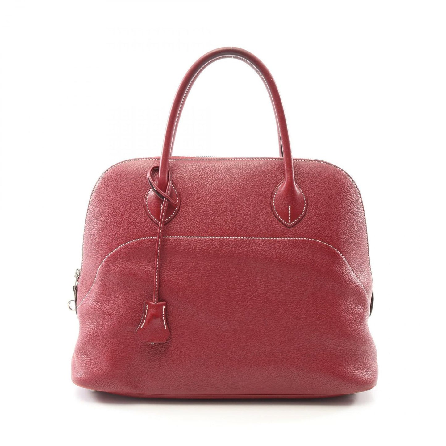 HERMES Bolide Relax 35 Handbag in Rouge Ash - Timeless Elegance