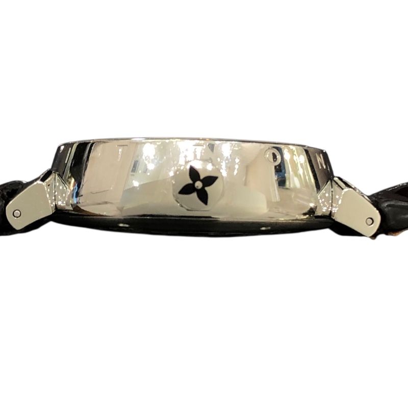 Louis Vuitton Tambour Disc Amarant Diamond GM Quartz Watch