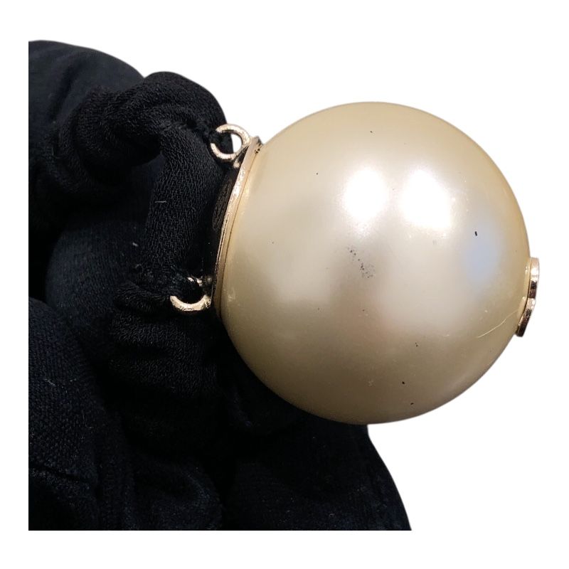 CHANEL Coco Mark Chouchou with Faux Pearls - Exquisite Hair Accessory