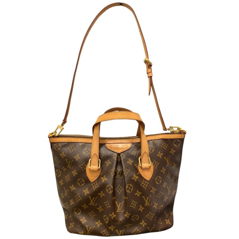 Louis Vuitton Palermo PM Monogram Canvas Tote - Brown & Gold
