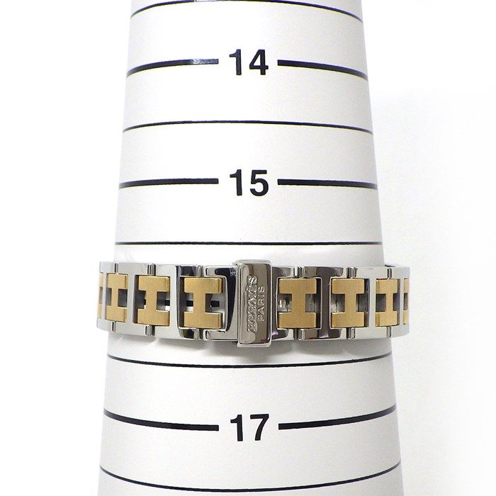 HERMES Clipper CL4.220 Quartz Watch with Ivory Dial - Exquisite Craftsmanship